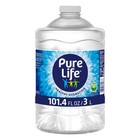  4 Pack  Pure Life Purified Water  3 Liter  Single Plastic Jug
