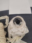 Vintage Lace Trim 2 Bolt Lot White   Cream Scalloped Crochet Edging Lot A8
