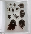 Stampin    Up  Clear Photopolymer Cling Stamps Fall Fest Set Of 11