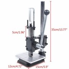 Leather Craft Embossing Press Imprinting Machine Leather Stamp Punching Tool Diy