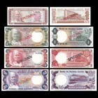  z-678  Specimen  Set 4 Pcs  Sierra Leone  50 Cents   1 2 5 Leones  Unc  005292