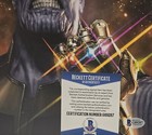Jim Starlin Signed Photo Thanos Marvel Mcu Avengers Autograph Beckett Bas Coa 87