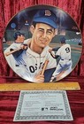 Sports Impressions 1987 Gold Edition Autographed Baseball Plate  ted Williams 