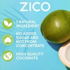 Zico Natural 100  Coconut Water Drink  No Sugar Added Gluten Free  16 9 Fl   