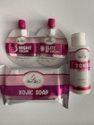 Hami-san By Jolina 4-step Skin Care Set Kojic Soap Toner Cream Bb