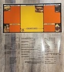 Vtg A w Drive-in Restaurant Translucent Menu Board Sign W  Prices Transparency 