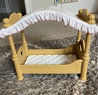 Vintage Fisher Price Briarberry Bear Canopy Bed 