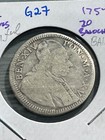 Papal States Pope Benedict Xiv 1740 - 1758 Silver 20 Baiocco 1754 Rare