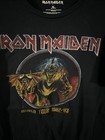 Iron Maiden World Tour 1982-83 Large L Tshirt - Reprint 1980s Heavy Metal