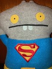 2014 Uglydoll 10   babo  As Superman Collectible Plush Doll Toy Dc Comics