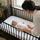 2 Muslin Crib Sheets For Boys Girls  Fitted 52  x28   Organic Cotton