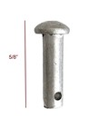 Aj Tack Stainless Steel Spur Rowel Pins - 10 Pairs