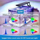Hygger 12-20  Led Aquarium Light 0 5w Plant Marine Fowlr Blue   White