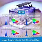 Hygger 12-20  Led Aquarium Light 22w Plant Marine Reef Fowlr Blue   White