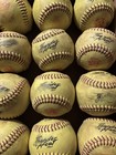 12 Used Dudley 12  Thunder Heat Softballs Fast Pitch Usa Nfhs Approved 
