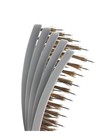 Tangle Buster Brush - Soft Nylon Bristles  Travel Detangling Hair Gray