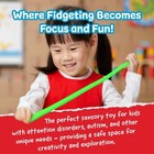 The Original Monkey Noodle Fidget Toy - 5 Pack - Stretchy Sensory Toys For Kids