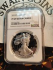 2019 S American Silver Eagle Ngc Pf69 E8-114