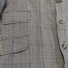 Vintage Pytchley Men s Beige Brown Plaid Fox Hunt Coat Blazer Size 42l