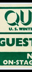 Queen 1977 U s  Winter Tour Backstage Pass
