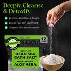 Dead Sea Salt With Organic Aloe Vera  Spa Bath Salts  5 Lbs Fine Grain Large Bul