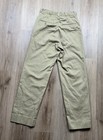Korean War 1950   s Men   s Vintage Us Army 8 2oz Cotton Khaki Trousers Size 26
