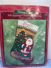 Bucilla Felt Stocking Kit Holiday Time - Santa s Lodge - 18  Diagonal