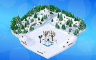 2025 Webkinz Classic February Deluxe Day Prize  Snowman Ice Rink  slide  