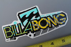 Billabong Surfboards Blue Yellow Graffiti Clear Og V67b Vintage Surfing Sticker
