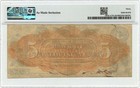 1862  5 New Orleans  Louisiana Obsolete Note Bank Of Louisiana Pmg Vf30
