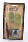 Tim Holtz Ideology Lot Of 5 Halloween Embellishments Graveyard  Gates  Figures