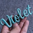 Custom Name Iron On Patch   Personalized Embroidered Name 3d Patches For Hats