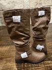 Journee Collection Stormy Brown Slouch Knee High Riding Boots Size 7