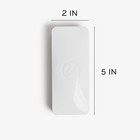 U Brands Magnetic Dry Erase Board Felt Eraser  2 x5 x1   White  Lightweight Mode