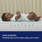 Crib Toddler Mattress Sustainable Fiber Foam Waterproof Lightweight Clean Easily