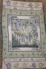Herbs Gardening Lover Woven Tapestry Afghan Fringe Throw Blanket 67x42 Euc