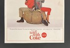 Coca-cola 1964 Print Ad 10x13 Couple Beagle Puppy Tree Coke Bottles