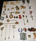 Lot Of 38 Vintage Pins From Old Estate Home          