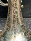 Vintage 1895 C g  Conn  wonder  Cornet     Silver Plated Gold Wash Bell     W case