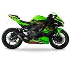 Zx4r 2023-2026 For Kawasaki Ninja Zx4rr Zx25r Slip On Exhaust Black Muffler Tips