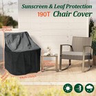 2pcs Chair Cover Waterproof High Back Outdoor Patio Garden Furniture Storage Us