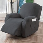 Waterproof Leaf Jacquard Stretch Recliner Sofa Cover  Furniture Protection