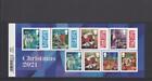 Gb 2021 Christmas Royal Mail Miniature Sheet Bar Code Mint By Jorge Cocco