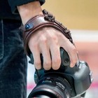 New Leather Wrist Strap Hand Grip Hand Strap For Dslr Camera