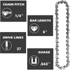 6 Inch Chainsaw Chain  5 Pieces Replacement Chains For All 6-inch Cordless Elect