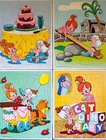 4 Flintstones Pebbles   Bamm-bamm Inlay Tray Puzzles 1964 Hanna Barbera Whitman