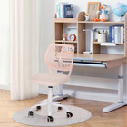 Kids Desk Chair Armless With Rolling Wheels  Comfy Small Home Office Chair With 