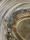 6in Vintage Oval Silver Plate  Tray