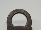 Vintage Antique 1914 Simmons Six Lever Cities Lock Safe Quality No Key Rare 