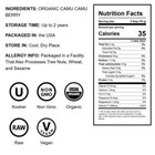 Organic Camu Camu Powder - Non-gmo  Kosher  Raw  Vegan - By Food To Live